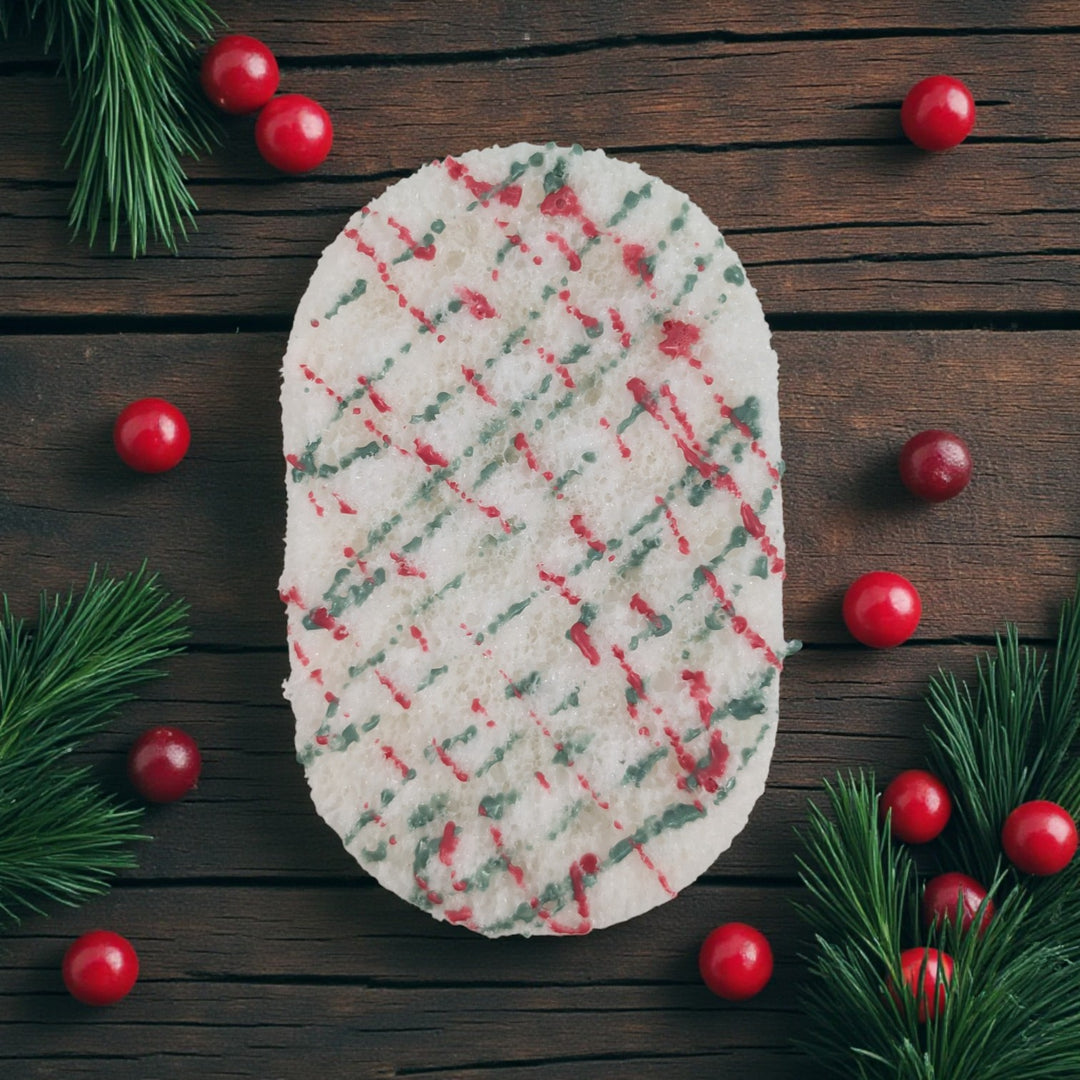 Candy Cane - Soap Sponge