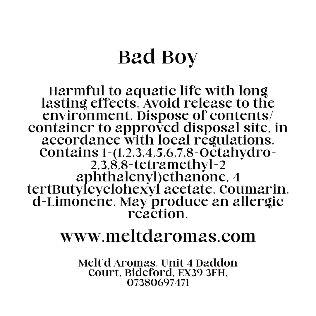 Bad Boy - Wax Melt