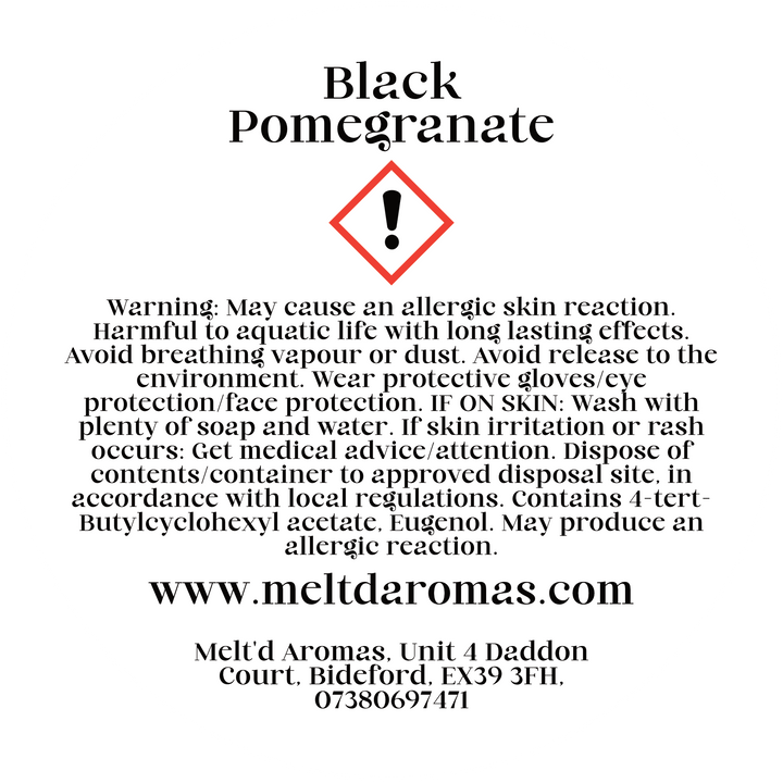 Black Pomegranate - Wax Melt