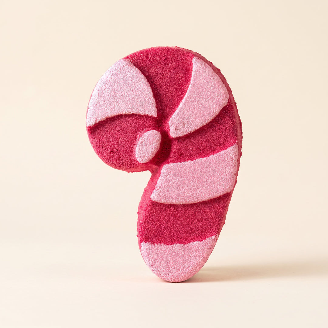Candy Cane Shaped - Bath Bomb
