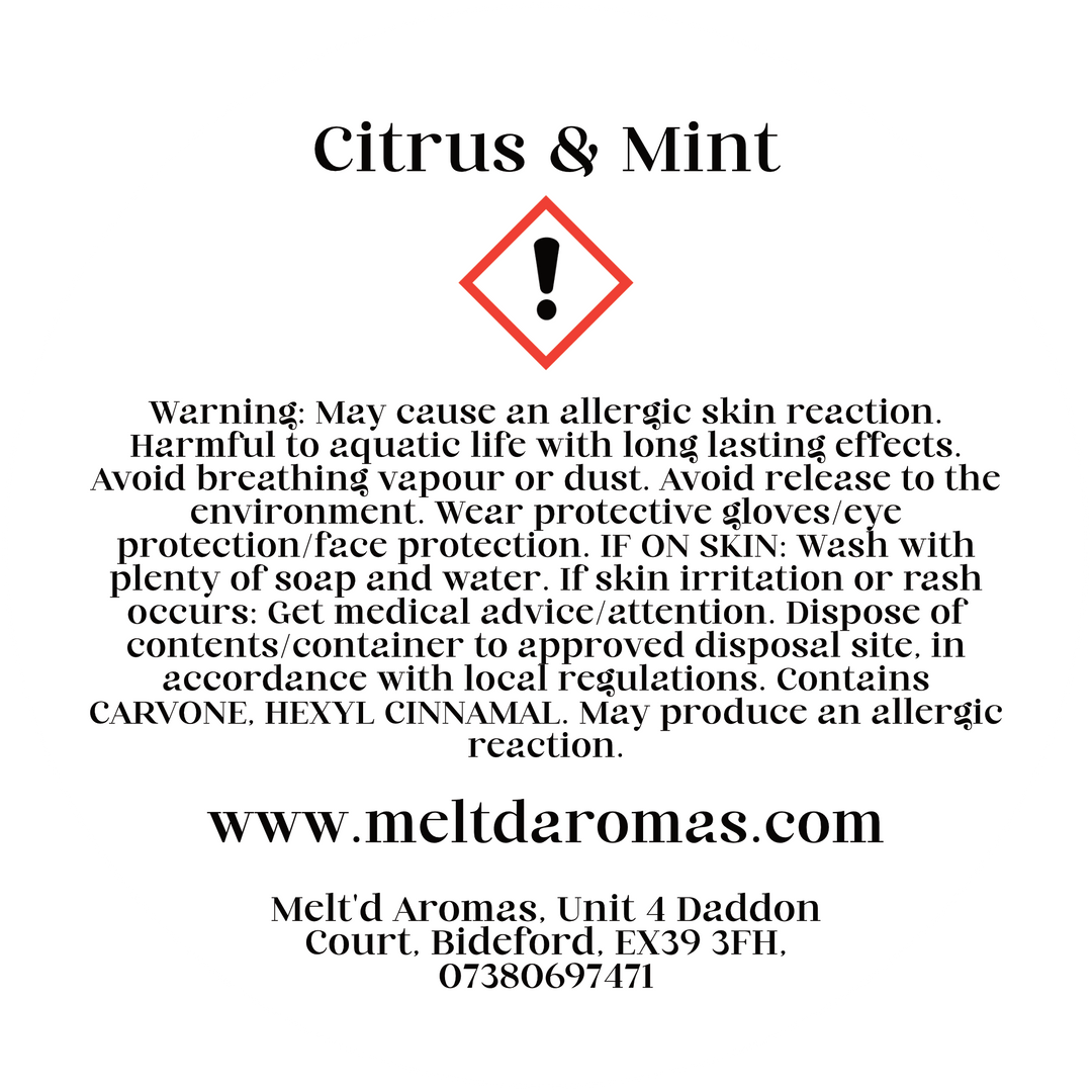 Citrus & Mint - Wax Melt