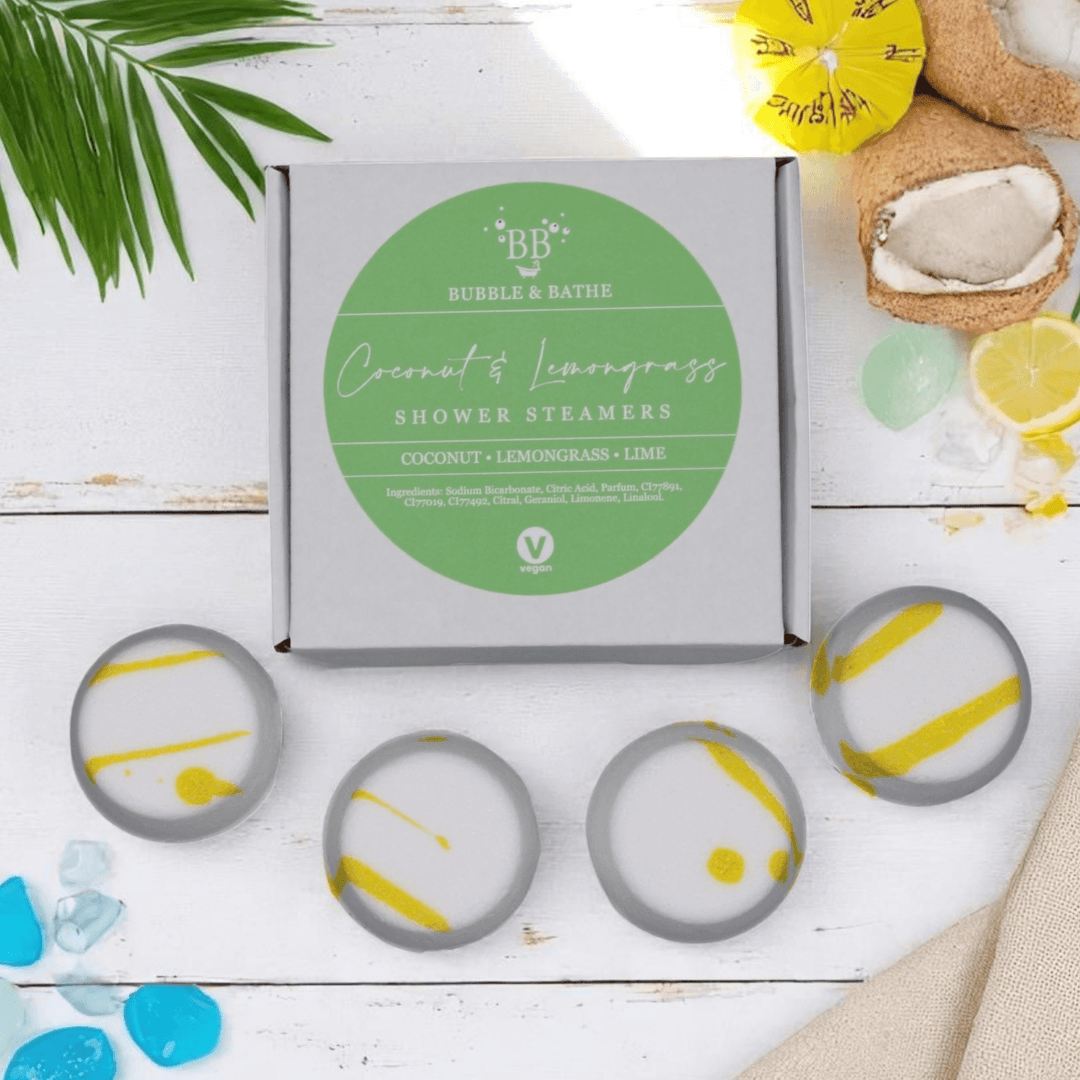 Coconut & Lemongrass - Shower Steamers - Bubble & Bathe
