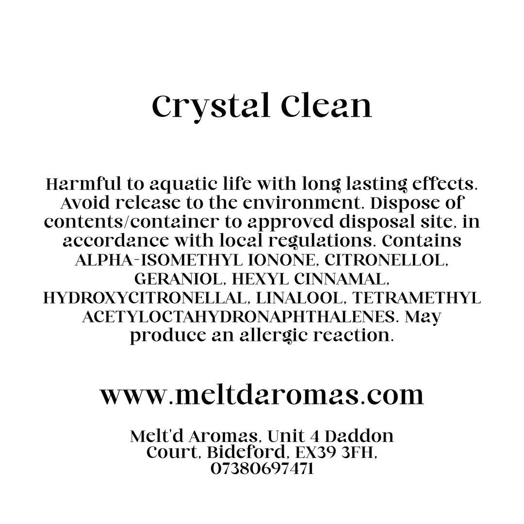 Crystal Clean - Wax Melt