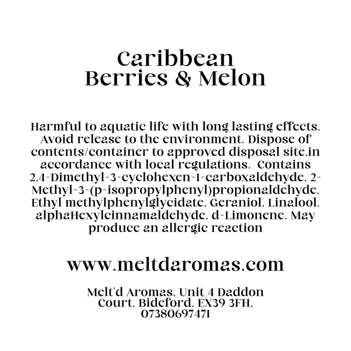 Caribbean Berries & Melon - Wax Melt