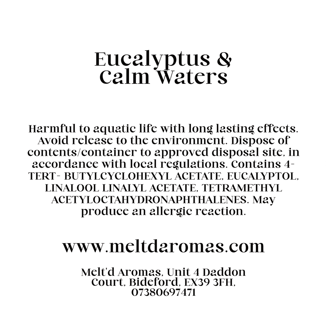 Eucalyptus & Calm Waters - Wax Melt