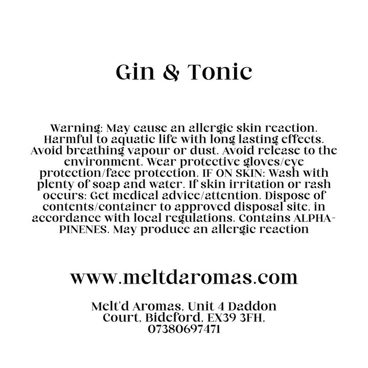 Gin & Tonic - Wax Melt
