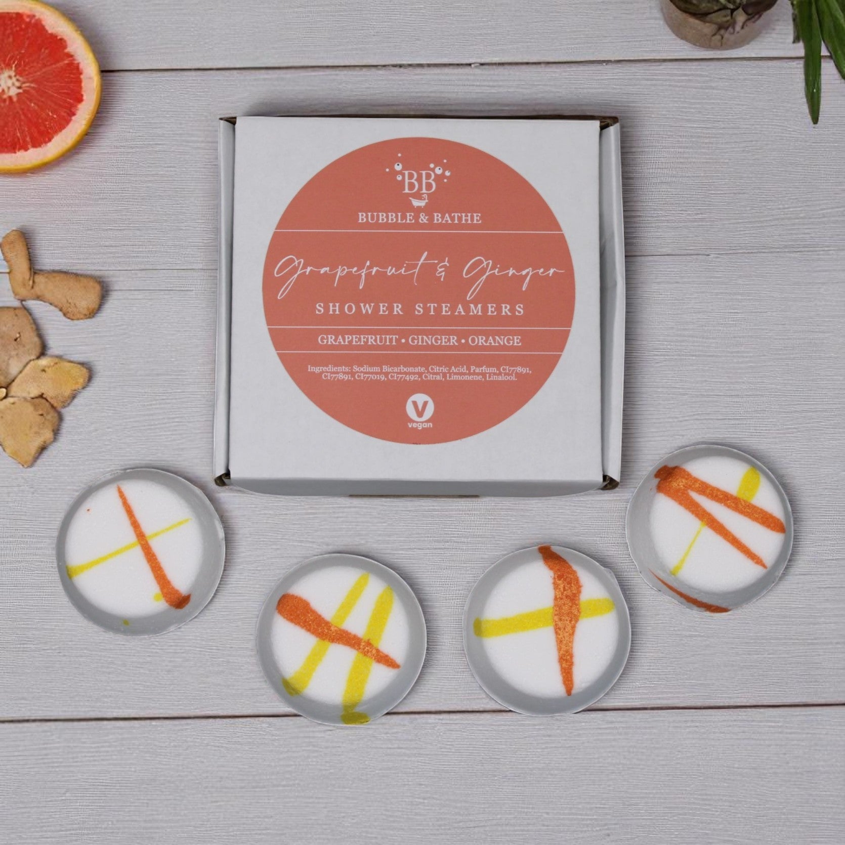 Grapefruit & Ginger - Shower Steamers