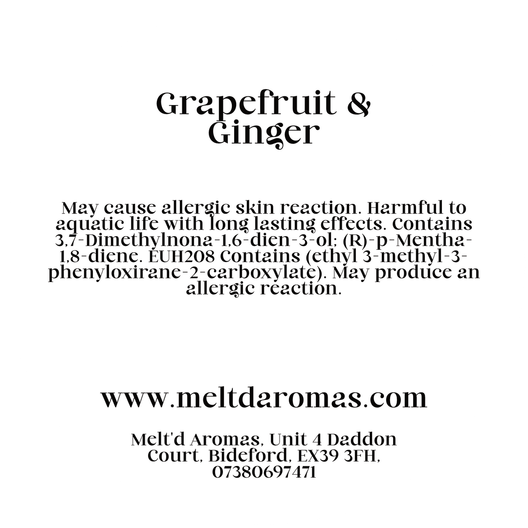 Grapefruit & Ginger - Wax Melt