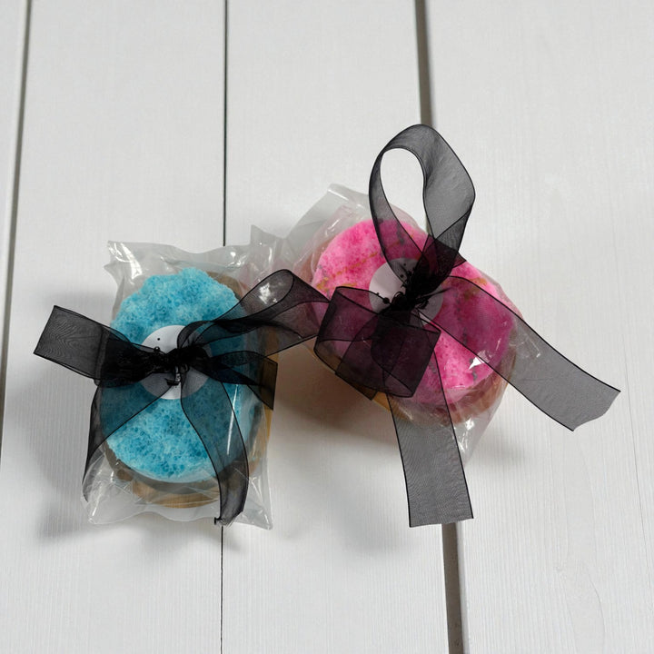 Mini Soap Sponge & Bamboo Tray Bundle