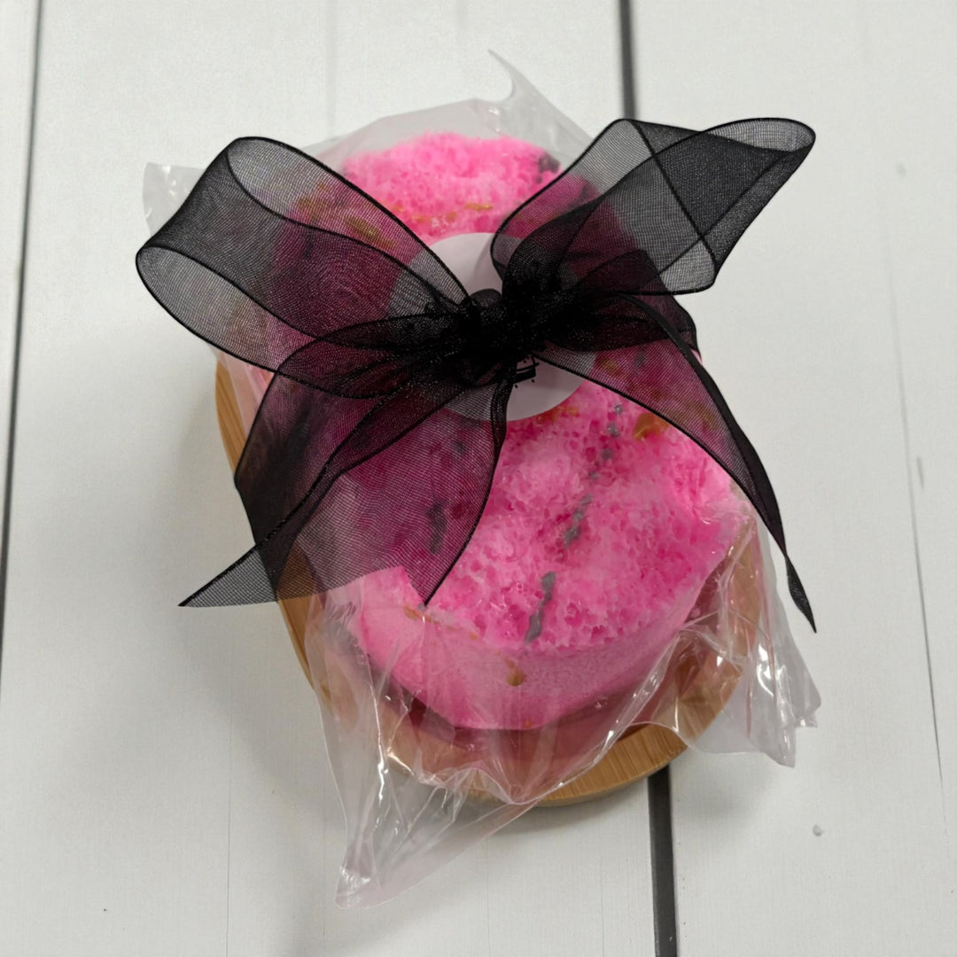 Mini Soap Sponge & Bamboo Tray Bundle