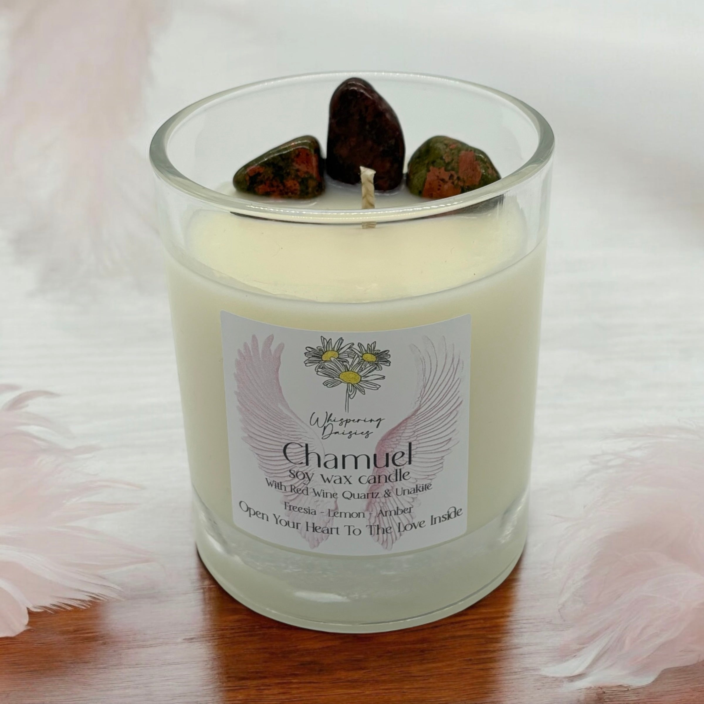 Chamuel - Crystal Angel Candle