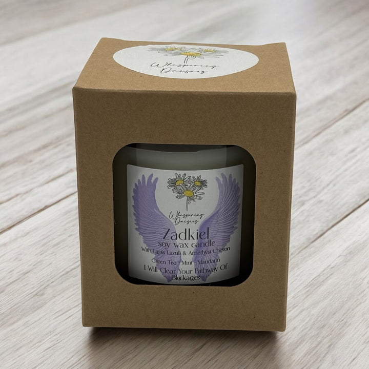 Zadkiel - Crystal Angel Candle