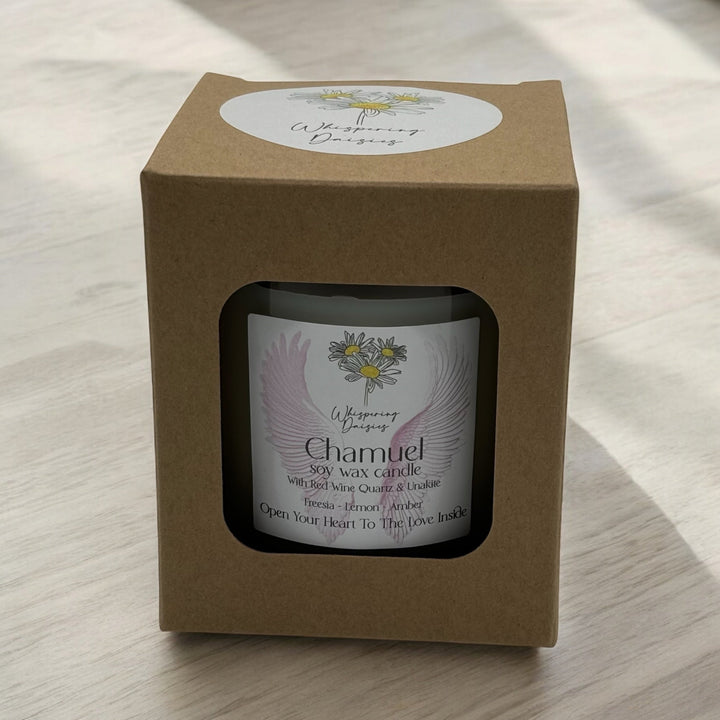 Chamuel - Crystal Angel Candle