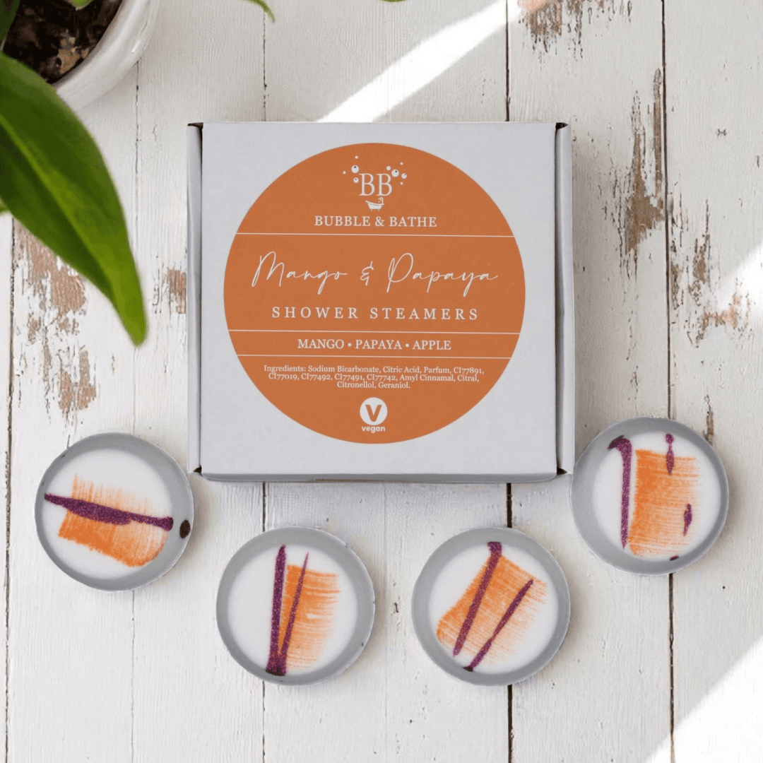Mango & Papaya - Shower Steamers - Bubble & Bathe
