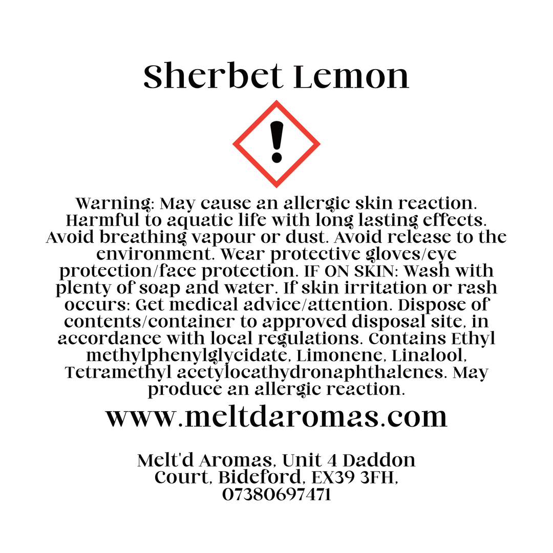 Sherbet Lemon - Wax Melt