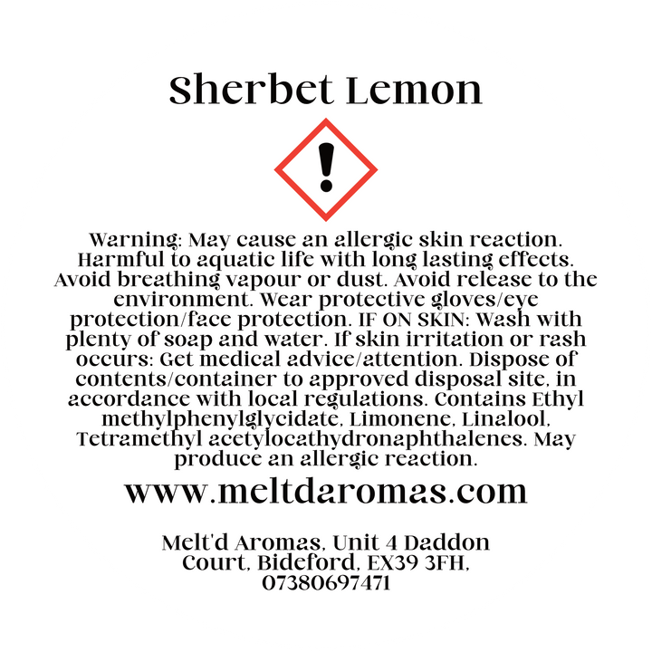 Sherbet Lemon - Wax Melt