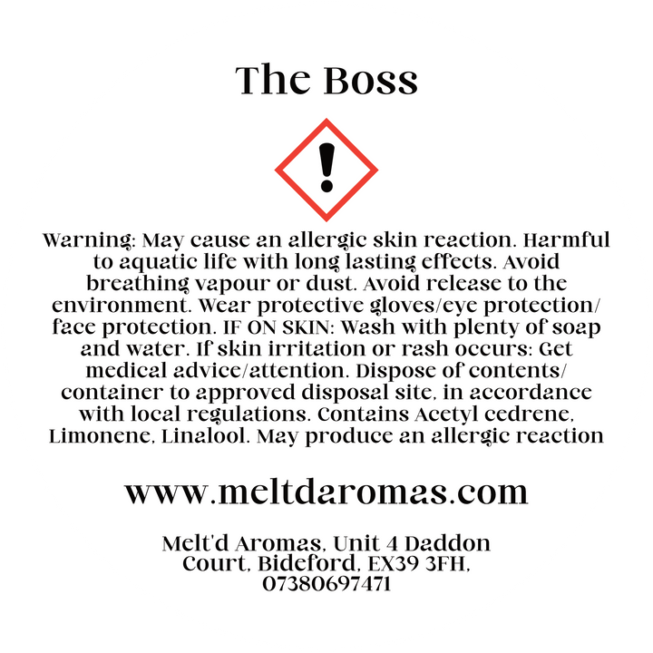 The Boss - Wax Melt